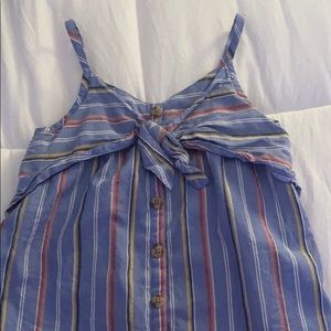 cropped abercrombie striped tank